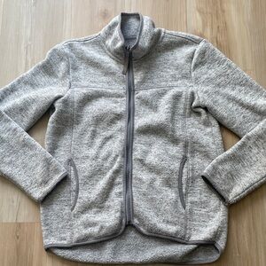 Thread and supply fleece zip up
